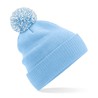 Winter hat - mod. B450:Sky Blue, 100% acrylic, White, One Size